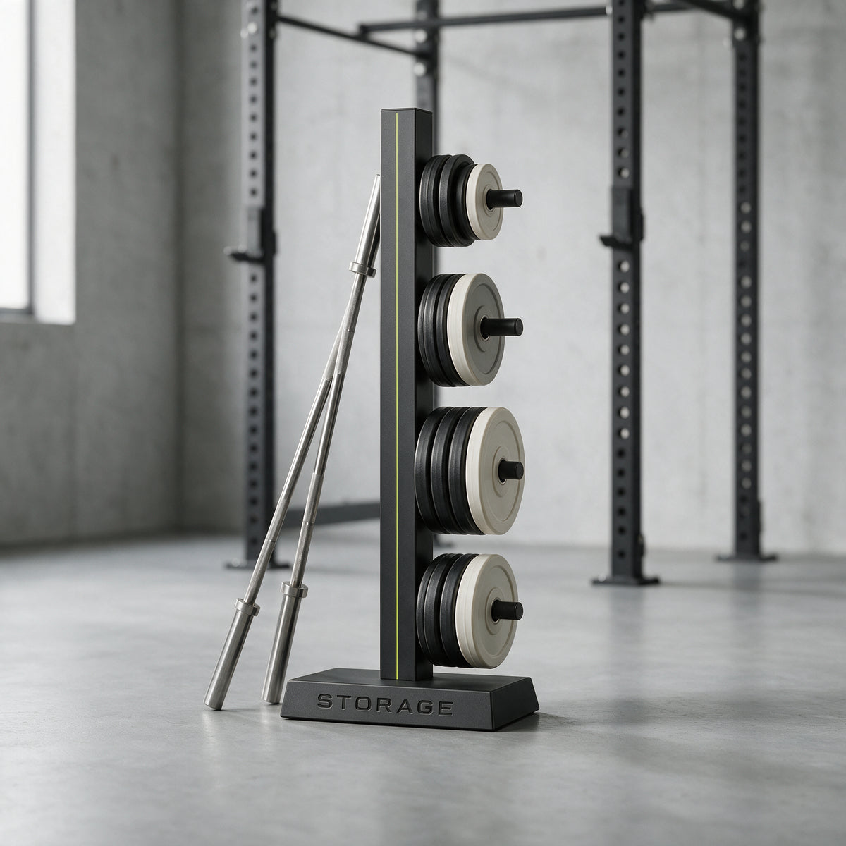 Vertical Weight Plate Storage Rack